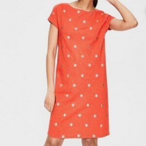 Boden Women's Pauline T-Shirt Short Sleeve Dress Size 10 Long